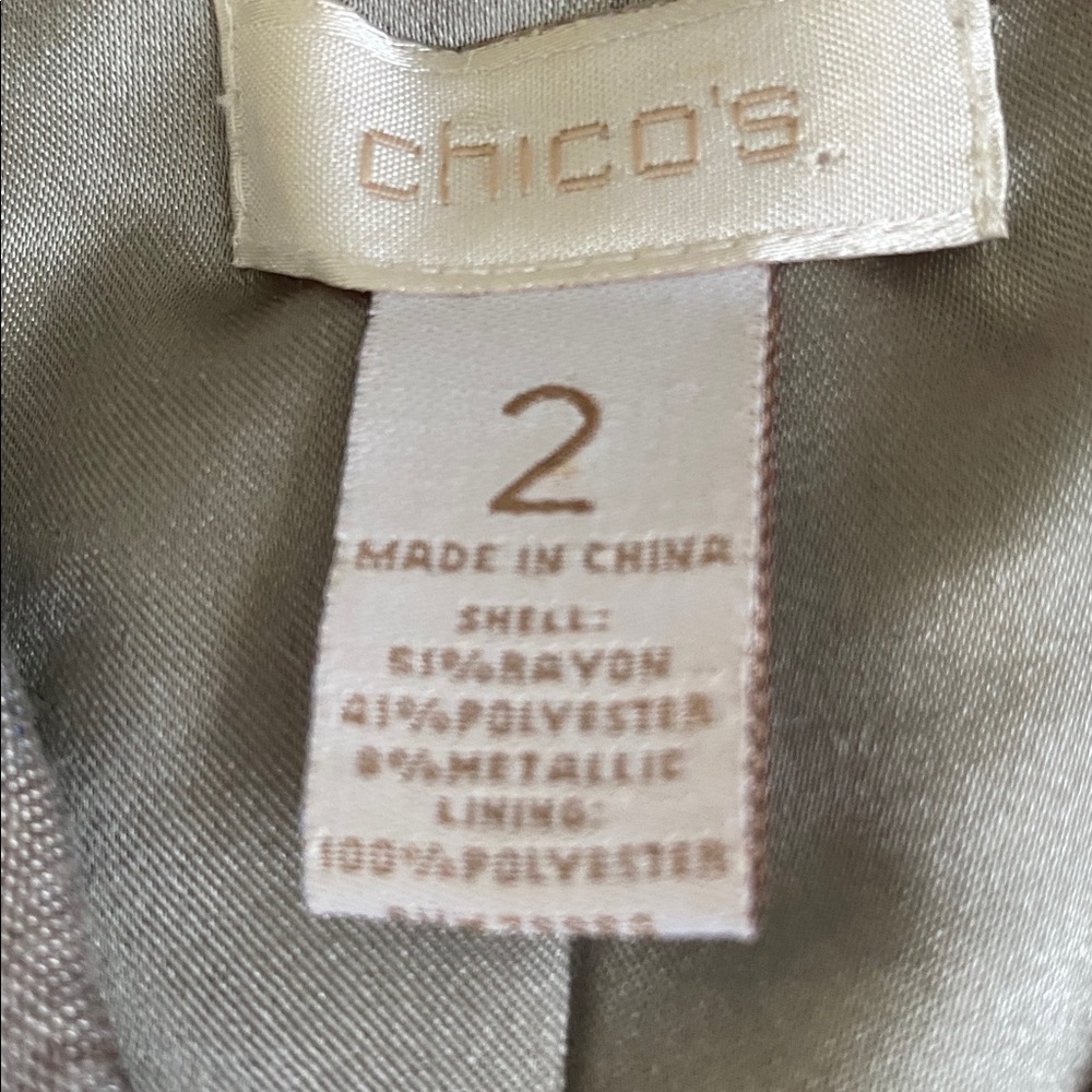 Exquisite floral Chico’s jacket - Picture 15 of 16